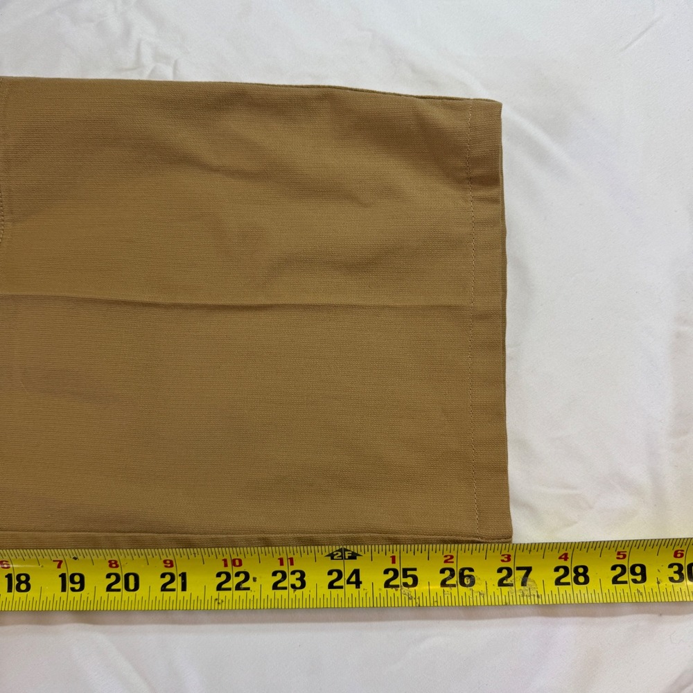 Y2K Lauren Ralph Lauren Tan‎ Khaki Wide Leg Utility Pants Women's Size 14 Boho - Picture 6 of 9